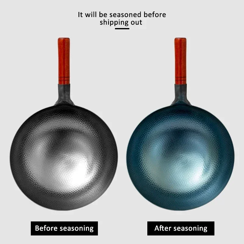 Cast Iron Tetsubin - مقلاة حديدية تقليدية مصنوعة يدويًا، مقلاة