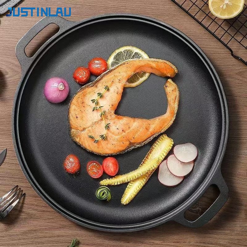 Cast Iron Tetsubin - مقلاة جاستنلاو ذات الأذنين المزدوجتين من