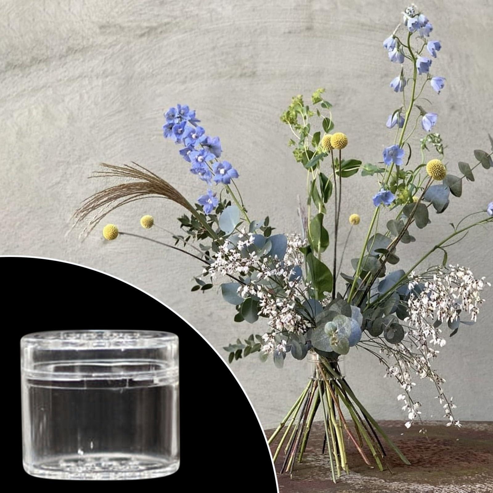 حامل سيقان زهور حلزوني للترتيب - مراجعة Ikebana Vase Kenzan وسعره