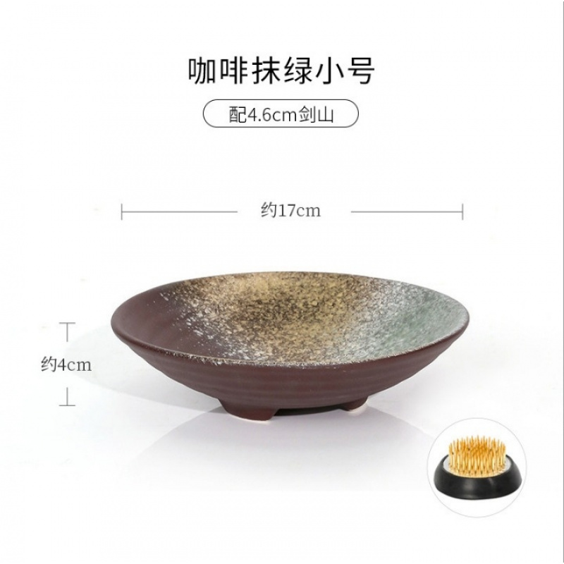 مزهرية زهور سيراميك ريترو زن ب - مراجعة Ikebana Vase Kenzan وسعره